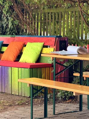 Bunter Biergarten   at Rübenrot in Augsburg