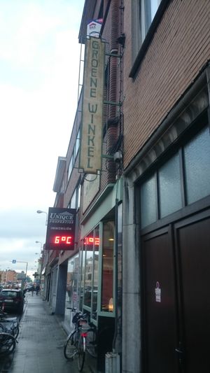 Outside at De Karwij in Leuven