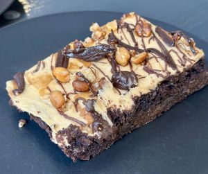 Peanut butter chocolate cake  at DIE schwestern in Nuremberg