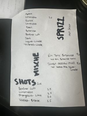 Menu: alcoholic drinks 2  at DIE schwestern in Nuremberg