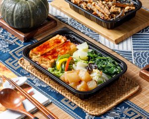 Deep-fried Tofu at  Vegetsai Vegan Bento - Taipei Main Station in Taipei