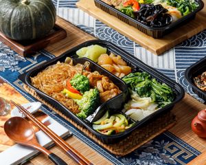 Stir-fried Mung Bean Noodles  at  Vegetsai Vegan Bento - Taipei Main Station in Taipei