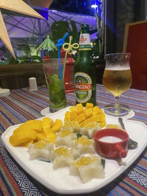 Mango Sticky Rice  at Asian Music Restaurant - 亚洲音乐餐厅 in Yangshuo