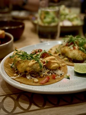 Crispy Avocado Tacos  at MIJO - Modern Mexican Restaurant in Las Vegas