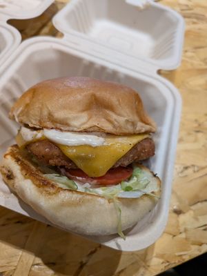 Aquarius (chicken) at Go Vegan GR in Grand Rapids