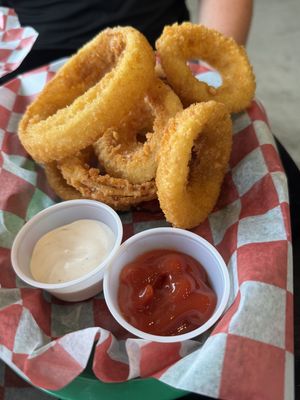 Onions rings   at Go Vegan GR in Grand Rapids