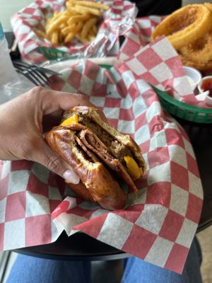 Virgo Nation Burger   at Go Vegan GR in Grand Rapids