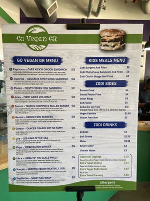 Go Vegan GR - Menu  at Go Vegan GR in Grand Rapids