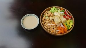 Vegan bowl at Daisy and Rosie in Ninh Binh