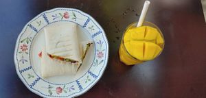 Falafel wrap at Daisy and Rosie in Ninh Binh