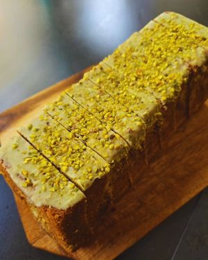 Pistachio banana bread at Focacceria Cecino in Milan