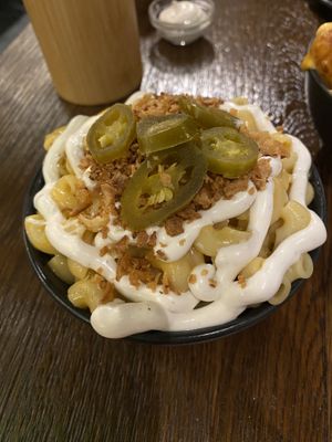 Classic Mac 'N' Cheese (Large)  at Hinterland Alcohol-Free Bar and Cafe in Manchester