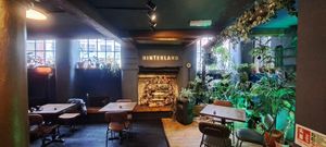 Interior at Hinterland Alcohol-Free Bar and Cafe in Manchester