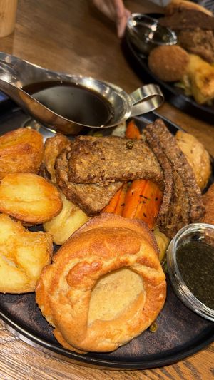 ‘Lamb’ roast   at Hinterland Alcohol-Free Bar and Cafe in Manchester