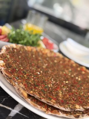 Vegan Lahmacun   at Casius Antioch Kitchen Restaurant in Istanbul