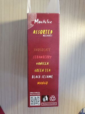 Mochi ice selection at Asiana Supermarket in Nice