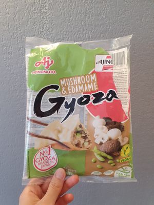 Vegan Gyoza at Asiana Supermarket in Nice