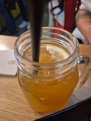 at La Arepera in Madrid