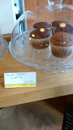 Sweet potato muffins. at Meadowlark No. 39 in Edinburgh