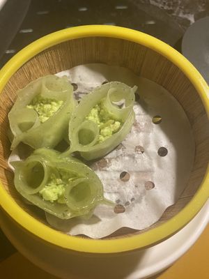Ravioli di edamame   at Mik Sushi in Beinasco