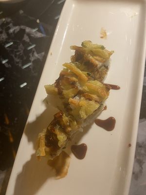 Tempura sushi roll   at Mik Sushi in Beinasco