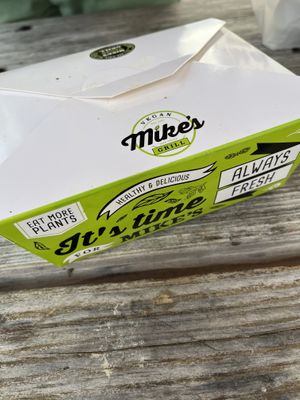Meal box  at Mike's Vegan Grill in Wilmington