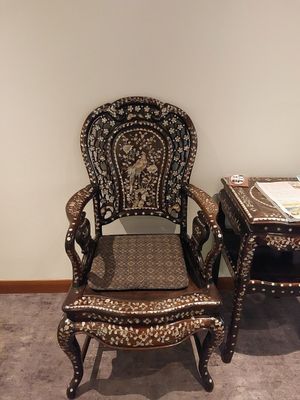 Old chair at Hanbey Fu in Kyoto