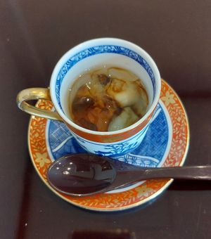 Dessert at Hanbey Fu in Kyoto