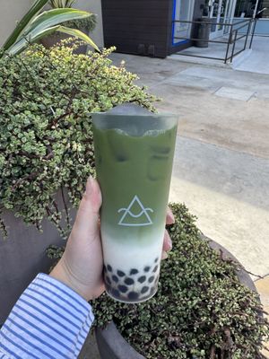 Matcha with Oat Milk   at OMOMO Tea Shoppe in San Diego