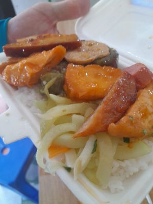 My take away vegan food at Cơm chay Thanh Tịnh in Ho Chi Minh City