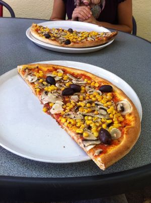 pizza at Pizzeria Rialto in Neusiedl Am See