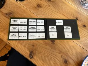 Menu at Shanti Cafe - Vegan Food - シャンティカフェ in Miyazaki