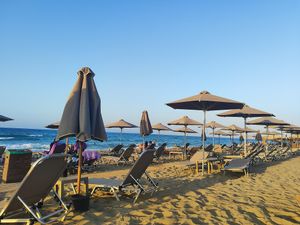The beach at Heaven Beach in Crete