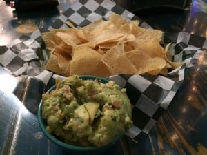 chips and guacamole at Pelon's Baja Grill in Richmond