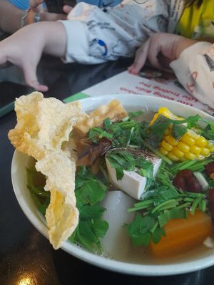 Noodle soup at Thanh Hiếu Vegan House in Ho Chi Minh City