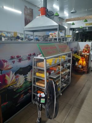 Inside at Thanh Hiếu Vegan House in Ho Chi Minh City