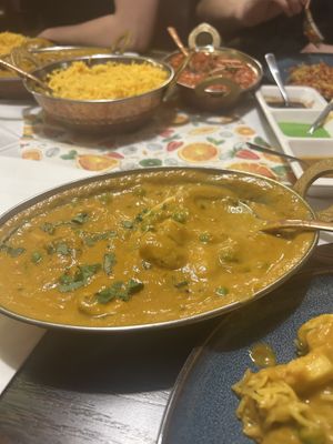 Curry mit Champignons und Erbsen   at Shiva Palace in Amberg