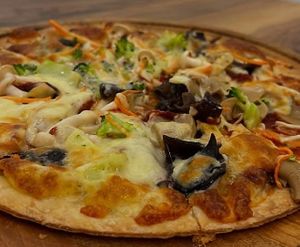pizza at Gaia - 凯雅蔬食 in Johor Bahru