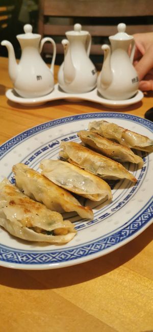 Gyoza at Lo Fuo in Osaka