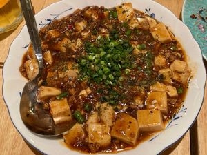 Mapo tofu at Lo Fuo in Osaka