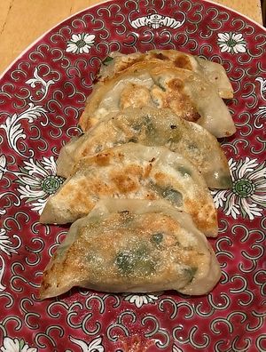 Gyoza at Lo Fuo in Osaka