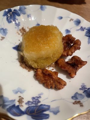 Dessert fried mochi  at Lo Fuo in Osaka