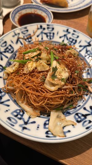 Vegetable yakisobs at Lo Fuo in Osaka