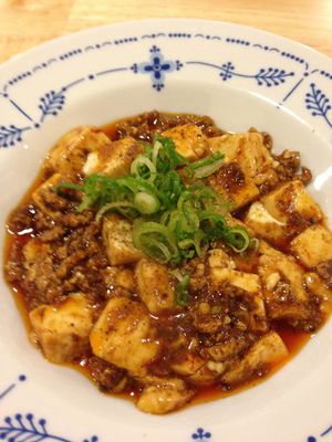 Vegan mahbo tofu... Too yummy!!! at Lo Fuo in Osaka