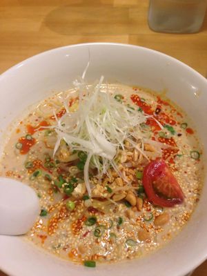 Vegetarian Tan Tan noodle at Lo Fuo in Osaka