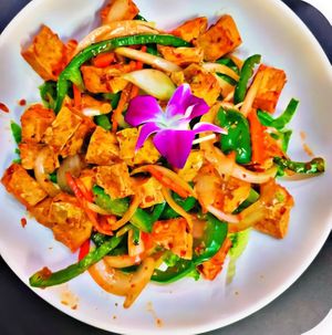 Tofu Chili Lemongrass at Tin Corner in Frederick