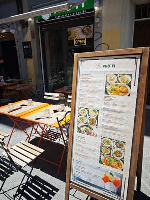 Outside at Pho Fi in Florence