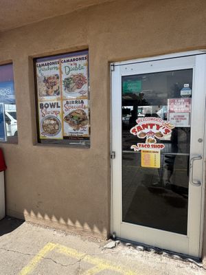   at Santy's Taco Shop in Chama