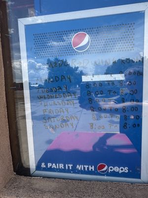 Hours of the store   at Santy's Taco Shop in Chama