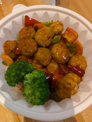 Sweet and Sour Chicken at VeggiEAT  in Flagstaff